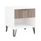 Manhattan Comfort DUMBO 1.0 Nightstand in White and Rustic Grey NS001-WG - alternate 7